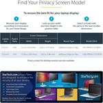 StarTech privátny filter, 14", 16:9