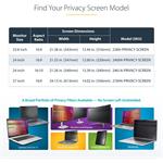 StarTech privátny filter, 24", 16:9