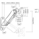 Stell SOS 1810 držiak pre monitor, čierny