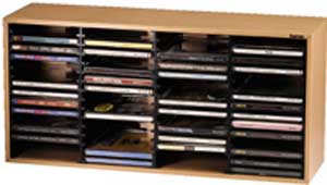 Stojan CD BOX ST60 drevo hnedá