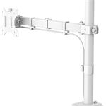 stolný držiak pre 1 monitor 35", 1 rameno, biely