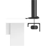 stolný držiak pre 1 monitor 35", 1 rameno, čierny