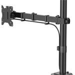 stolný držiak pre 1 monitor 35", 1 rameno, čierny