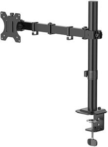 stolný držiak pre 1 monitor 35", 1 rameno, čierny