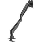 stolný držiak pre 1 monitor 35", 1 rameno s plynovou pružinou, čierny