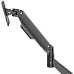 stolný držiak pre 1 monitor 35", 1 rameno s plynovou pružinou, čierny