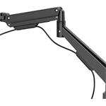 stolný držiak pre 1 monitor 35", 1 rameno s plynovou pružinou, čierny