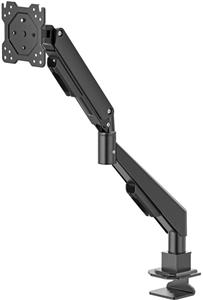 stolný držiak pre 1 monitor 35", 1 rameno s plynovou pružinou, čierny