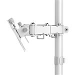 stolný držiak pre 2 monitory 35", 2 ramená, biely