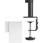 stolný držiak pre 3 monitory 27", 2 ramená, čierny