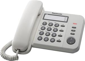Stolný telefón Panasonic KX-TS520FXW biely