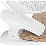 Stolový ventilátor s klipom Adler AD 7342 biely