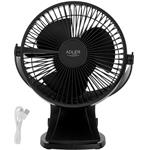 Stolový ventilátor s klipom Adler AD 7342 čierny