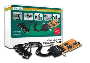 SUNIX PCI karta pro 4 x COM RS-232 9pin