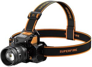 Superfire HL58 – 350 lm, čelovka