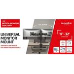Superior držiak na 2 monitory 17-32"