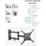 Superior držiak na TV 13-42" Full Motion Extra Slim, (rozbalené)