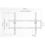 Superior držiak na TV 37-70" Tilt Extra Slim