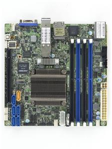 SUPERMICRO mini-ITX MB Xeon D-1541 (8-core), 4x DDR4 ECC RDIMM,6xSATA3.0, 1x PCI-E 3.0 x16, 2x10GbE RJ45,2x1GbE,IPMI