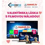SWEET.TV, 2 mesačné predplatné, Valentín, kartička