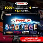 SWEET.TV, balík "L", 10 mesačné predplatné