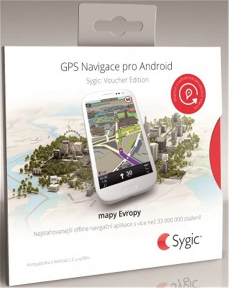 Sygic GPS Navigation pre smartfóny + HUD+ Dash EU