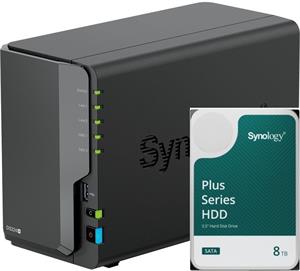 Synology DiskStation DS224+ 2x8 TB HAT3300 Plus