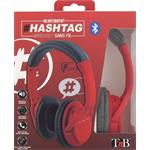 T`nB HASHTAG, bluetooth slúchadlá, červené