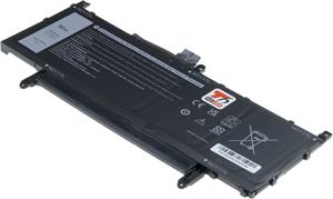 T6 Power batéria pre Dell Latitude 15 9510, 9510 2in1, 6800mAh, 52Wh, 4cell, Li-pol