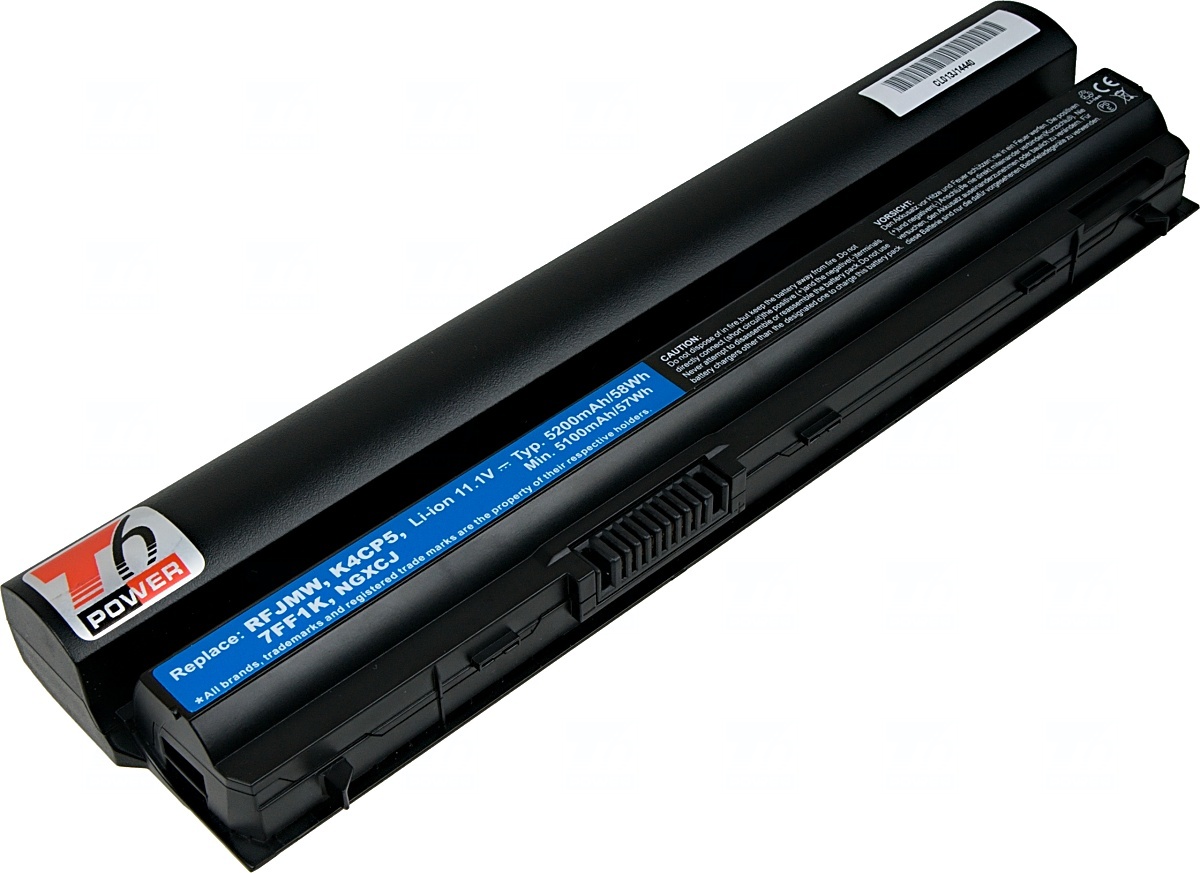 T6 Power batéria pre Dell Latitude E6220, E6230, E6320, E6330, E6430s, 5200mAh(58 Wh), 6cell, Li-ion