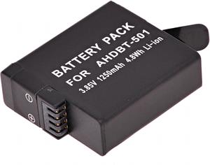 T6 Power batéria pre GoPro Hero5, Hero6 Black, AHDBT-501, AABAT-001, 601-10197-000, 1250mAh, 4,8Wh