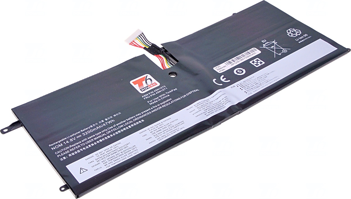 T6 Power batéria pre Lenovo ThinkPad X1 Carbon 1st Gen, 3200mAh(47Wh), 4cell, Li-Pol