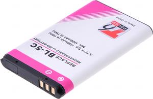 T6 Power batéria pre Nokia 6300, 6600, 5100, 1100, 3650, 6230, C1-01, C2-01, 1100mAh, 4,1Wh, Li-ion