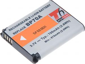 T6 power BP-70A batéria pre Samsung , 700mAh, 2.6 Wh, Li-ion,