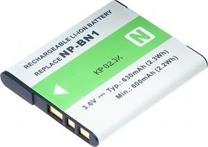 T6 Power NP-BN1 batéria pre  Sony , 600 mAh (2.2 Wh), Li-ion