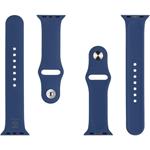 Tactical 837 silikónový remienok pre Apple Watch 1/2/3/4/5/6/7/8/9/SE, 38/40/41mm, modrý