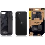 Tactical Camo Troop Drag Strap kryt pre Apple iPhone 7/8/SE2020/SE2022, čierny