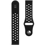 Tactical Double silikónový remienok pre Amazfit Bip, čierny