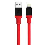 Tactical Fat Man kábel USB-A/Lightning 60 W, 1 m, červený