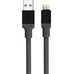 Tactical Fat Man kábel USB-A/Lightning 60 W, 1 m, sivý