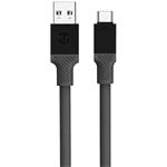 Tactical Fat Man kábel USB-A/USB-C 60 W, 1 m, sivý