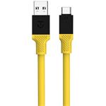 Tactical Fat Man kábel USB-A/USB-C 60 W, 1 m, žltý