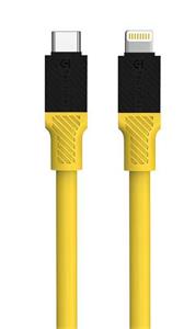 Tactical Fat Man kábel USB-C/Lightning 60 W, 1 m, žltý