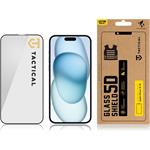 Tactical Glass Shield 5D sklo pre Apple iPhone 15/16, čierne
