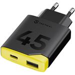 Tactical Minimi GaN, adaptér USB-C/USB-A adaptér, 45W