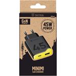 Tactical Minimi GaN, adaptér USB-C/USB-A adaptér, 45W