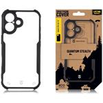 Tactical Quantum Stealth kryt pre Apple iPhone 16, priesvitný