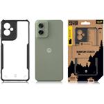 Tactical Quantum Stealth kryt pre Motorola G55, priesvitný
