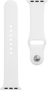 Tactical silikónový remienok pre Apple Watch 1/2/3/4/5/6/7/8/SE 38/40/41mm, biely