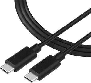 Tactical Smooth Thread Cable, kábel, USB-C/USB-C,  0.3m, čierny